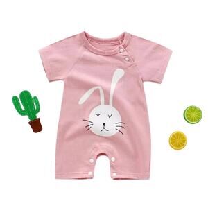 New cute "bunny" romper 0-3 mo.